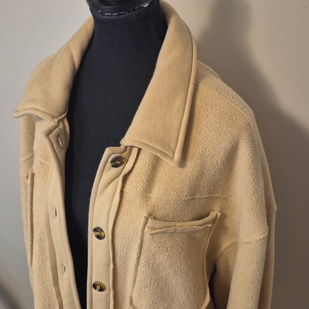 Bagatelle Collection | Camel Color Shacket - M - Picture 6 of 10